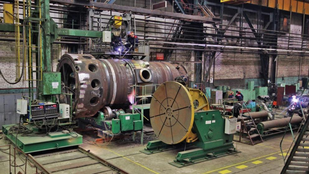 Výroba reaktoru RITM-200 v podniku ZIO Podolsk (zdroj: Rosatom)