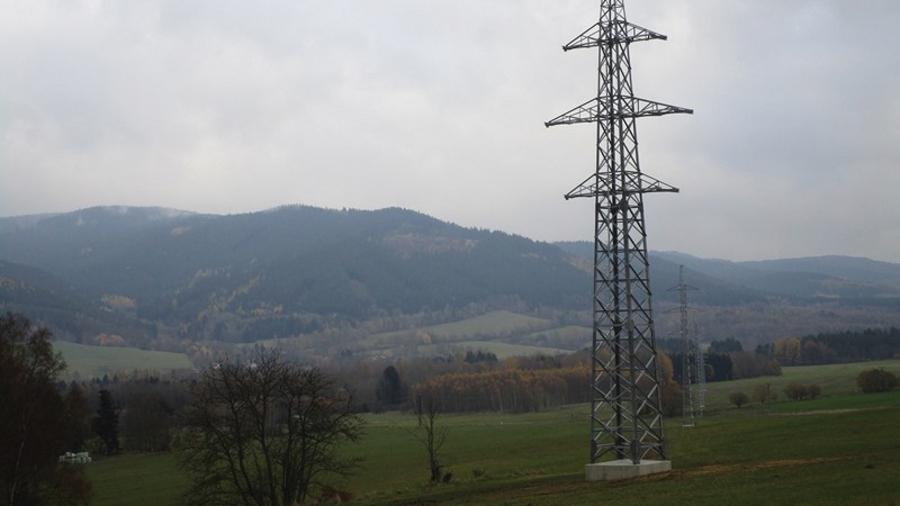 Vedení 110 kV Jindřichov - Drmoul (Foto: Kamil Šašek)