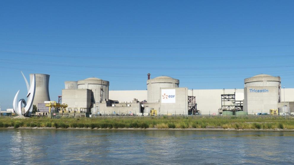 Tricastinská jaderná elektrárna na jihovýchodě Francie (zdroj: Pixabay)