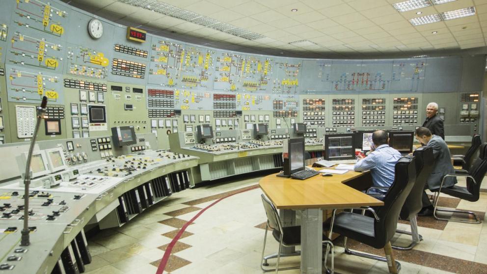 Původní velín Arménské jaderné elektrárny